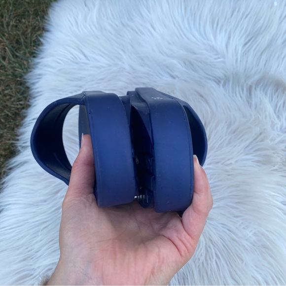 Oofos Navy Slide Sandals womens 9 - Picture 5 of 9